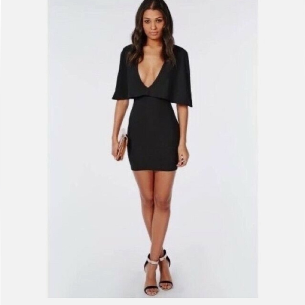Black mini dress